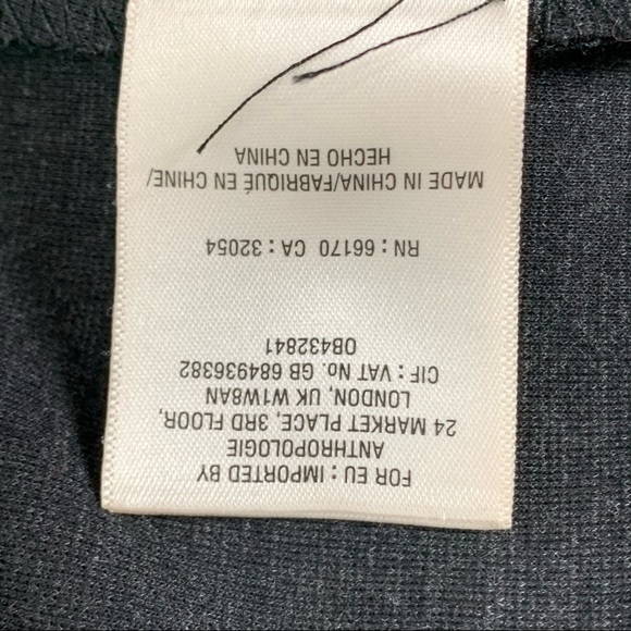 Anthropologie Pure + Good Size XS Gray Zip Up Hoodie Sweatshirt Jacket - Picture 10 of 11